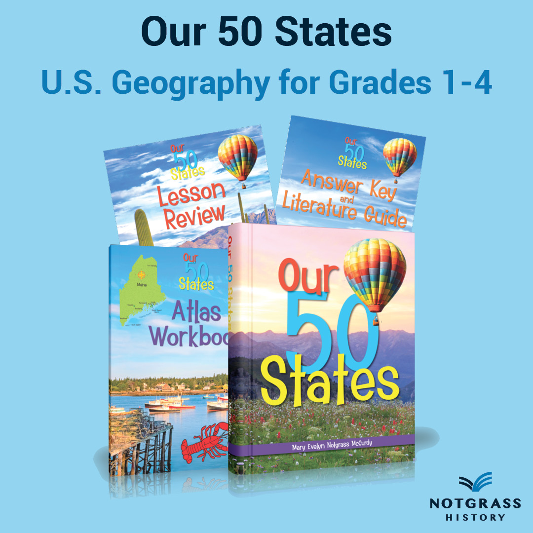 Our 50 States - U.S. Geography for Grades 1-4 homeschool curriculum